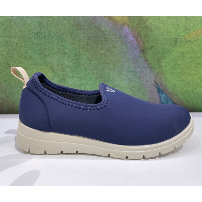 VALLEVERDE 25322 slipon pantofola sneaker elasticizzato  blu fisioterapia post operatorio soletta estraibile