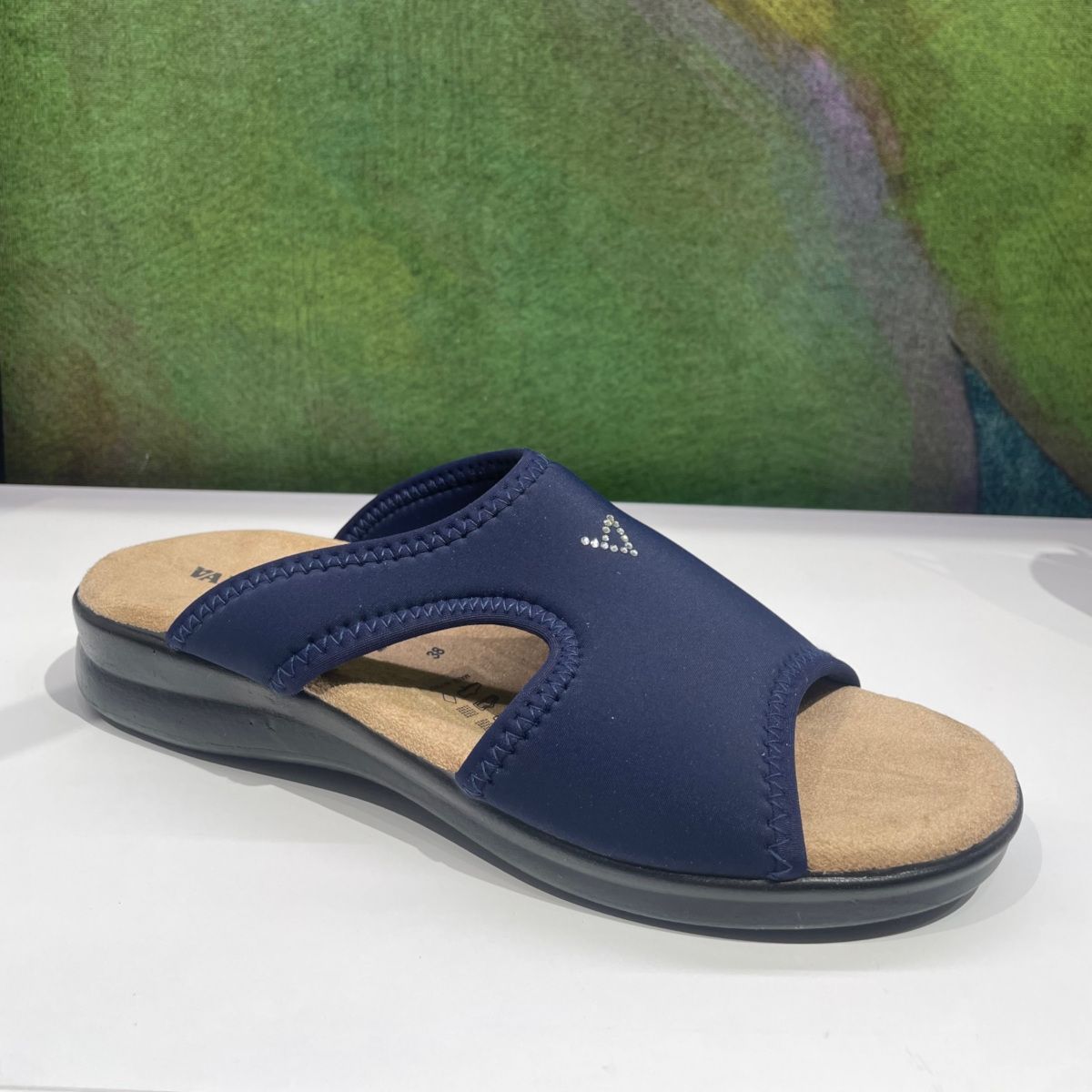 VALLEVERDE 25321 ciabatta elasticizzata pantofola super comfort soletta memory