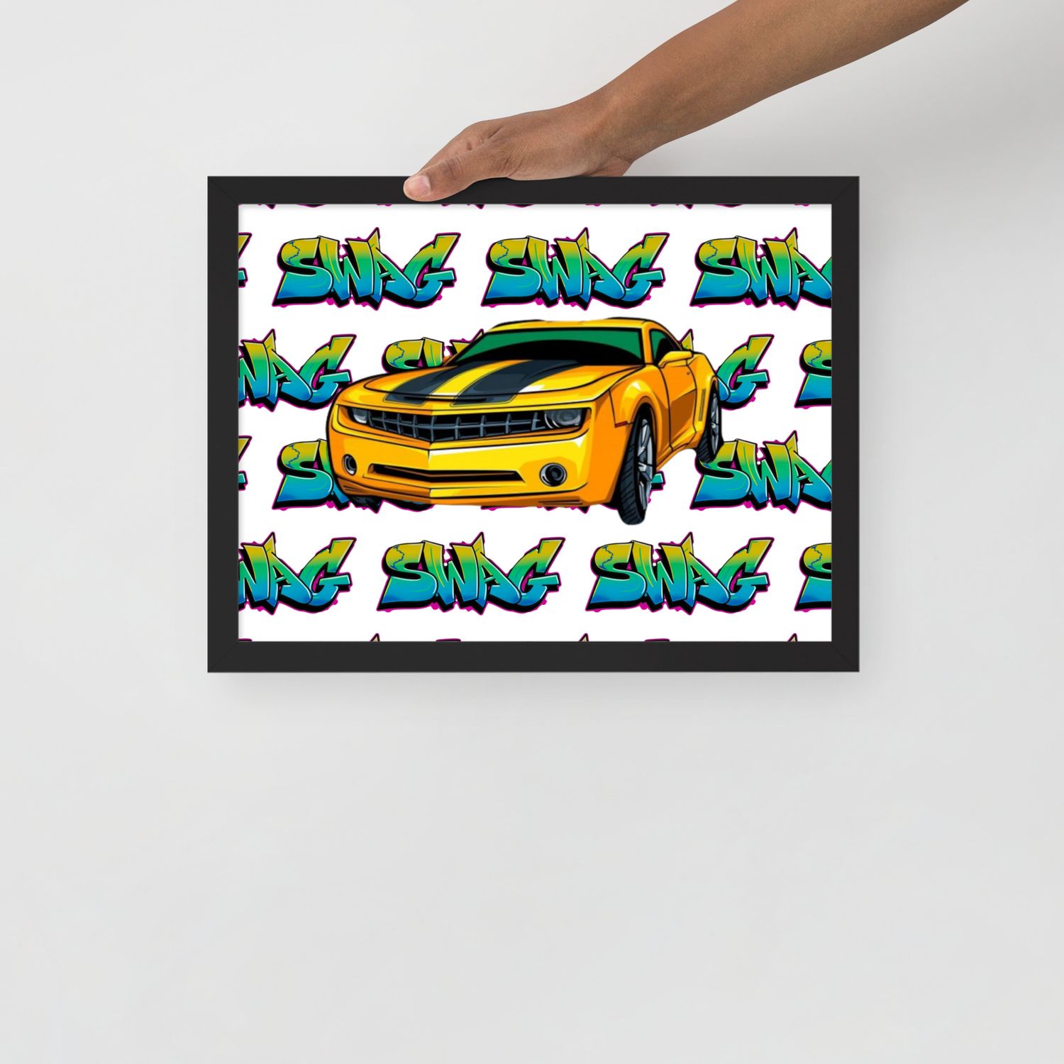 &quot;Mustang GT Swag&quot; Framed poster