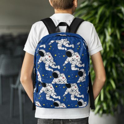 &quot;Inspired by N.A.S.A Collection&quot; Blue Backpack