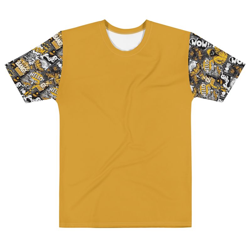 &quot;Comic Book Collection&quot; Yellow Men&#39;s T-shirt