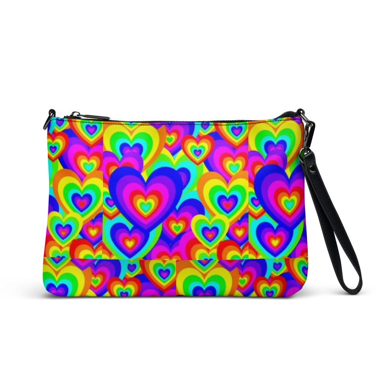 &quot;Have a Heart&quot; Multi Colored Crossbody bag