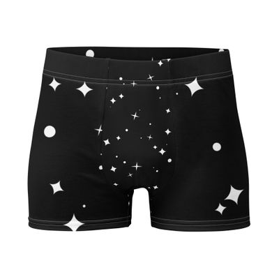 &quot;N.A.S.A Collection&quot; Black Men&#39;s Boxer Briefs