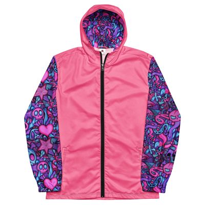 &quot;Toon Vibes Collection&quot; Women&#39;s windbreaker