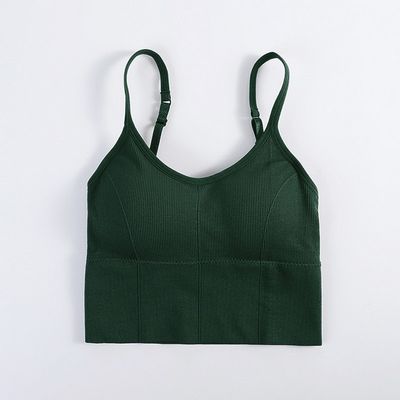 &quot;Color Crew Collection&quot; Women&#39;s Seamless Bralette, Color: Upgrade green, Cup Size: One Size