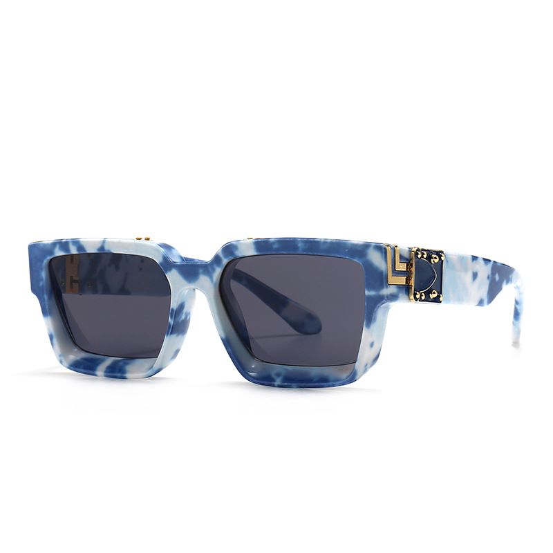 Retro Models Catwalk Sunglasses, Color: C1 blue white black grey