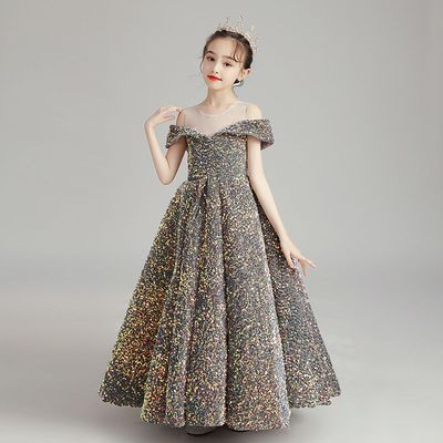 Sequin long Princess Dress