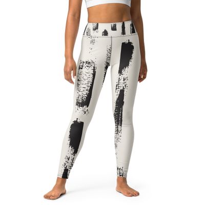 Brush Strokes Yoga Leggings