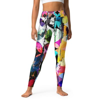 Retro Oval Yoga Leggings