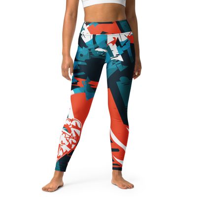 Urban Geometric Yoga Leggings