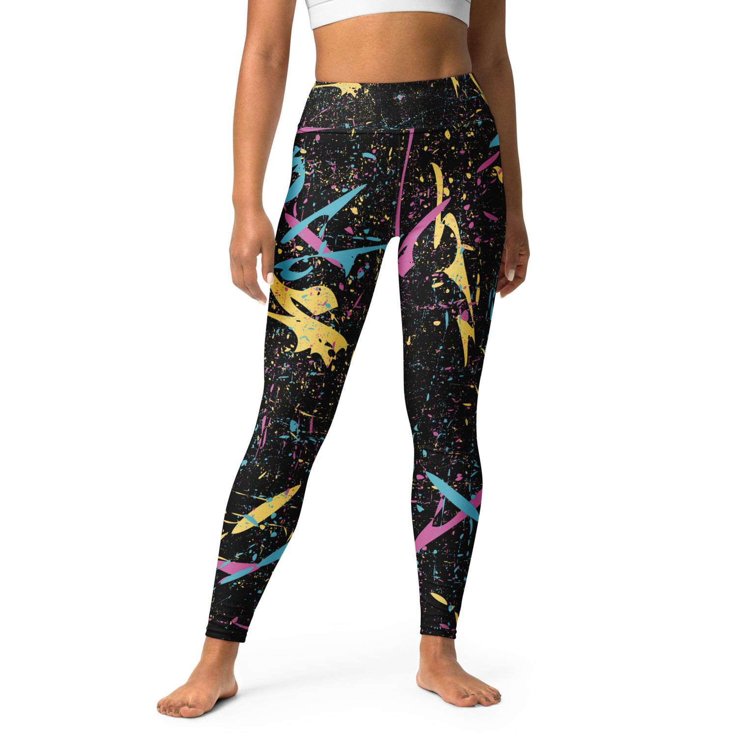 Ink Blots Yoga Leggings