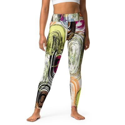 Oval Circles Yoga Leggings