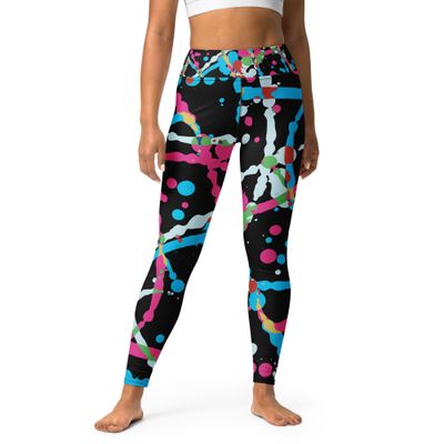 Splashy Dots Yoga Leggings