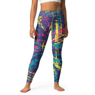 Modern Grunge Yoga Leggings