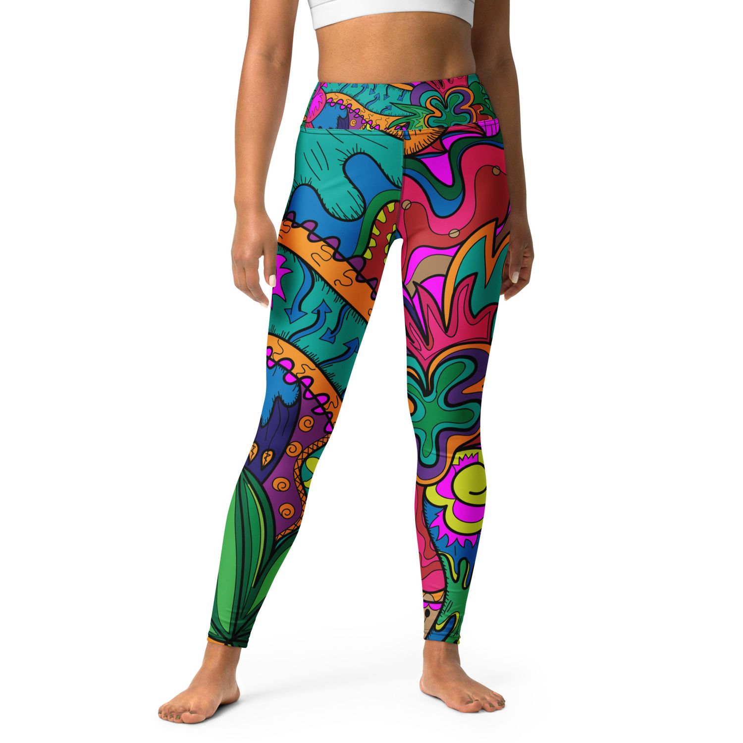 Stoner Art Yoga Leggings