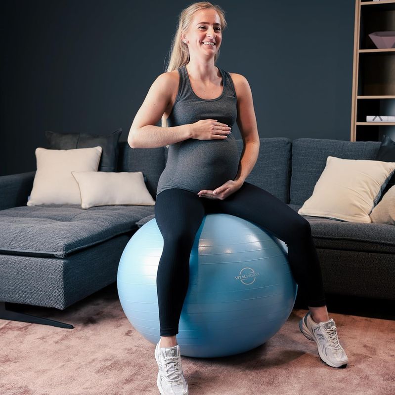 Gymnastikball BLAU Ø 65 cm