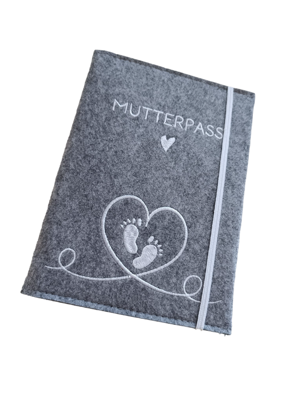 Mutterpasshülle hellgrau
