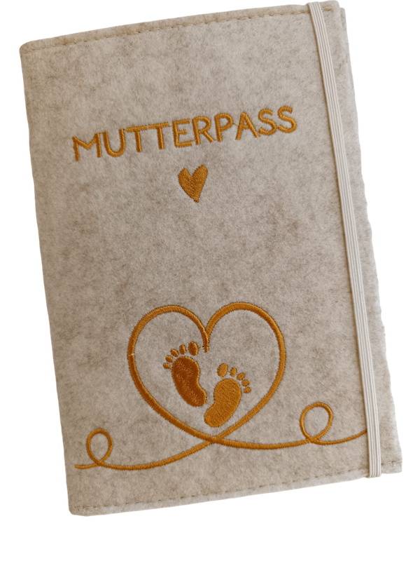 Mutterpasshülle beige