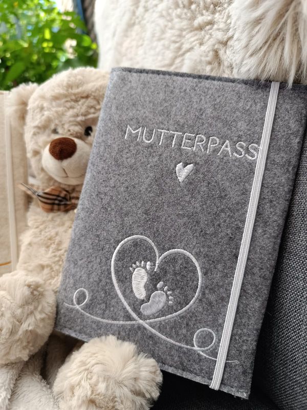 Mutterpasshülle hellgrau
