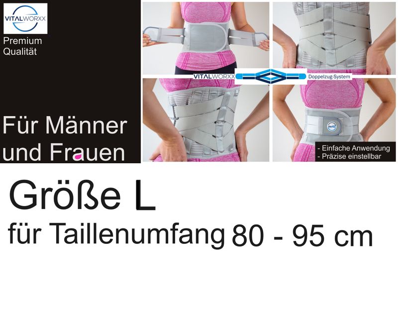 Größe L Rückenbandage