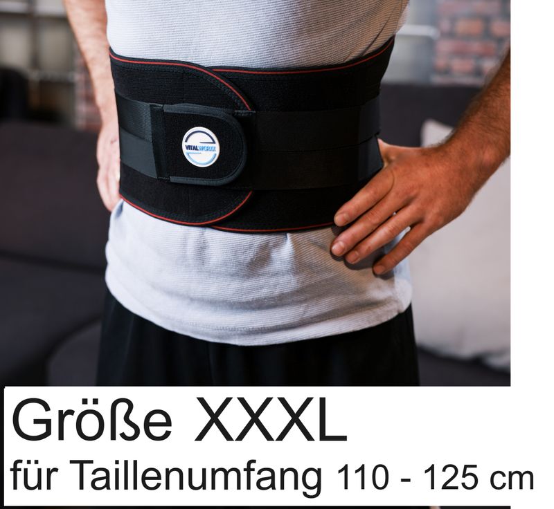 Größe XXXL Rückenbandage