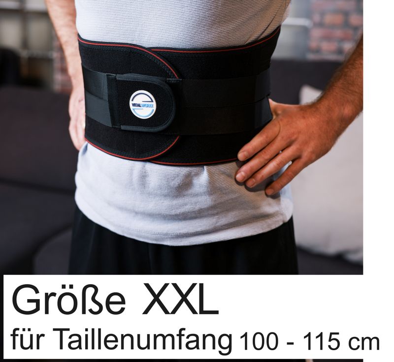 Größe XXL Rückenbandage