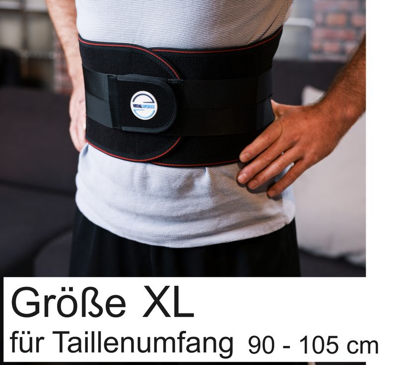 Größe XL Rückenbandage