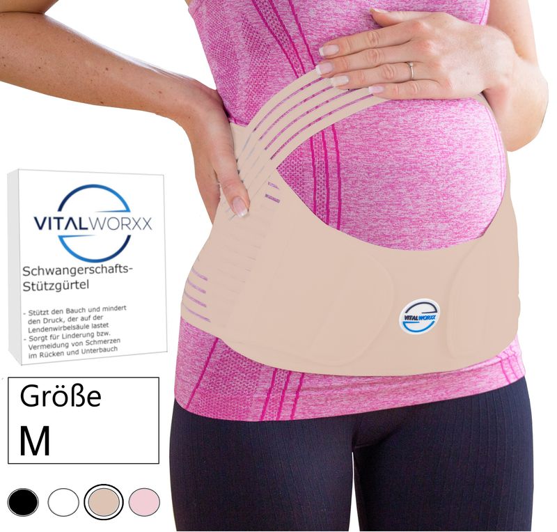 Schwangerschaftsgurt BEIGE Größe M