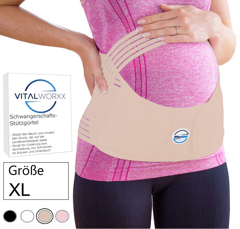 Schwangerschaftsgurt BEIGE Größe XL