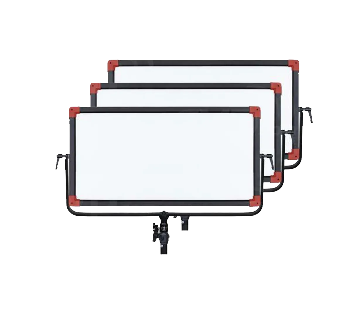 KIT 3 PANNEAUX LEDS Swit PL E90 DMX + 6 BATTERIES + 3 PIEDS (tarif HT/jour)