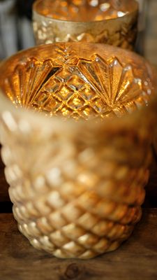 Mehrzweck-Glas &quot;Golden-Glam&quot;