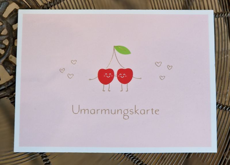 Postkarte &quot;Umarmungskarte&quot;