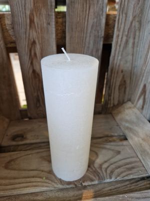 Kerze weiss 7 cm x 20 cm