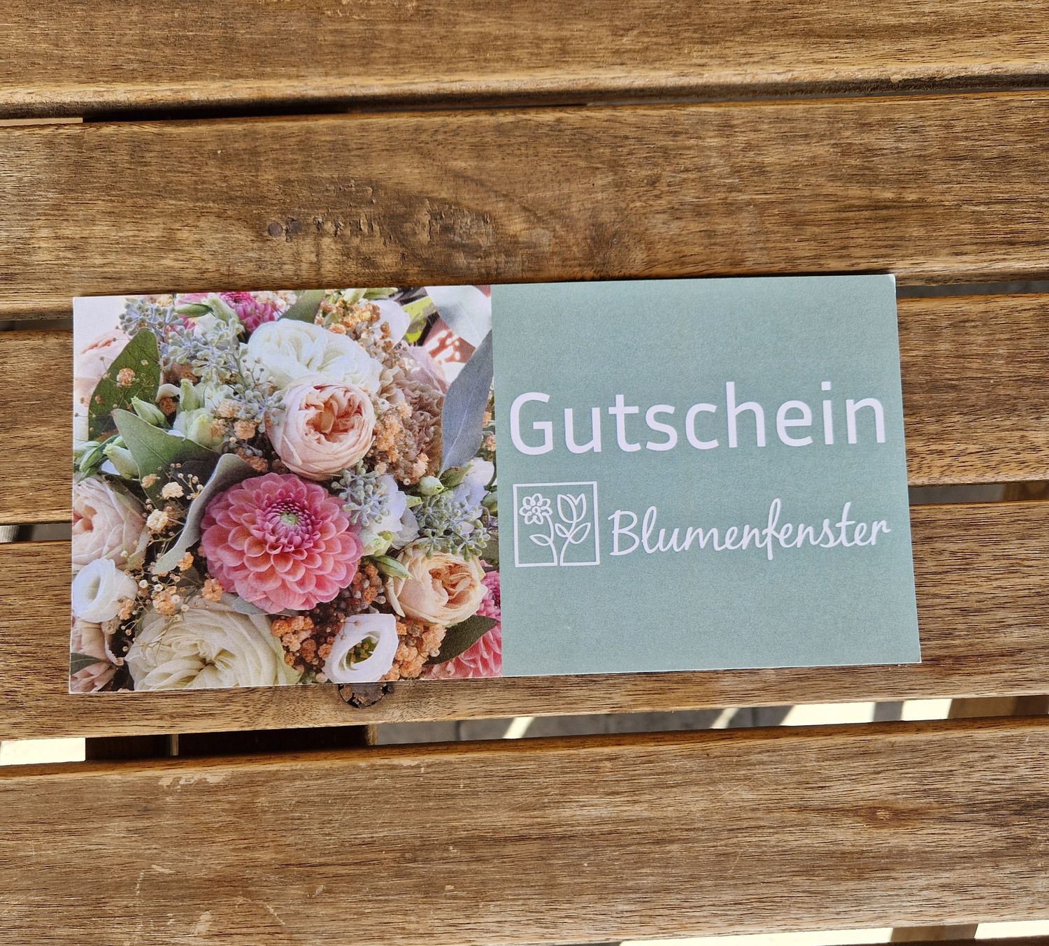 Gutschein Blumenfenster