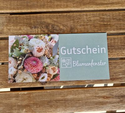 Gutschein Blumenfenster