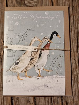 Adventskalender &quot;Entenschar&quot;