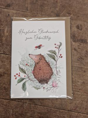 Geburtstagskarte inkl. Couvert