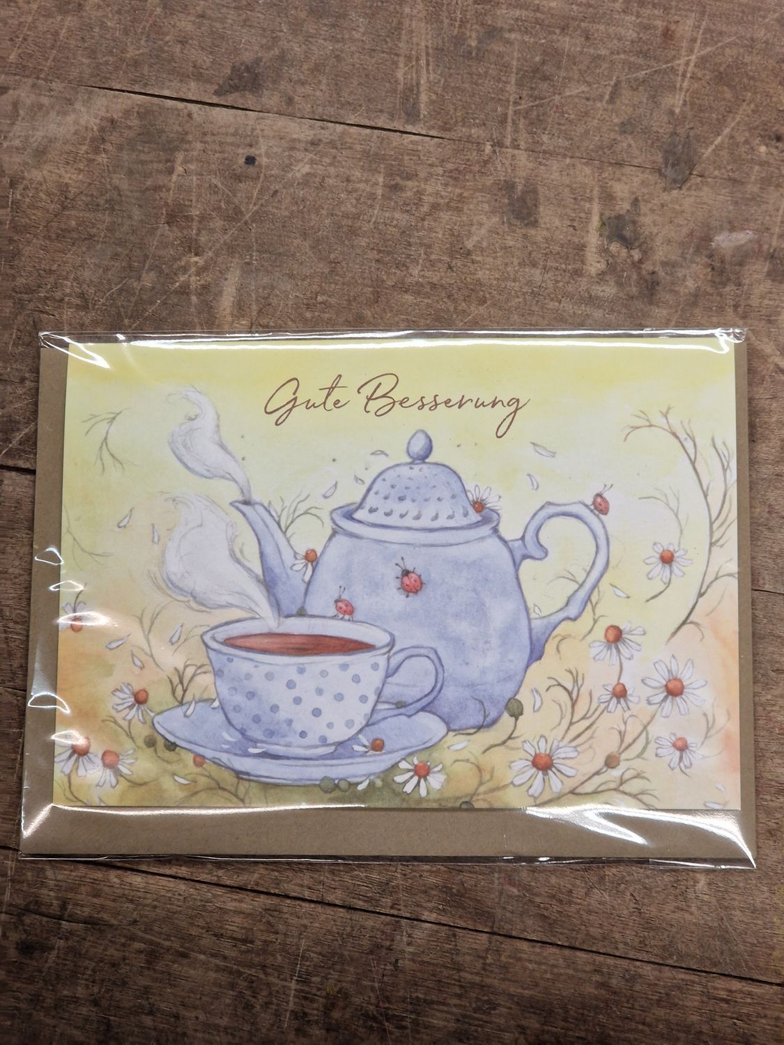 Karte "Gute Besserung" inkl. Couvert