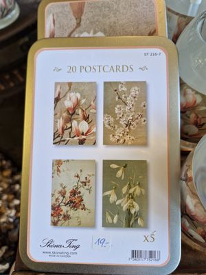 Postcard-Set in Blechdose "Vintage Spring"