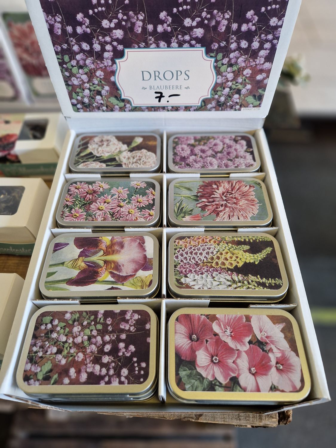 Drops mit Blaubeer Geschmack