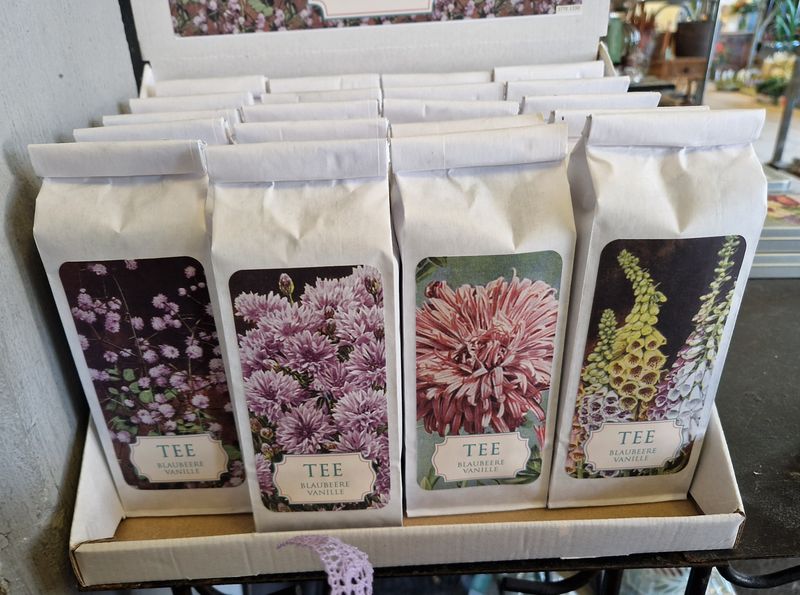 Teemischung mit Blaubeere-Vanille Geschmack