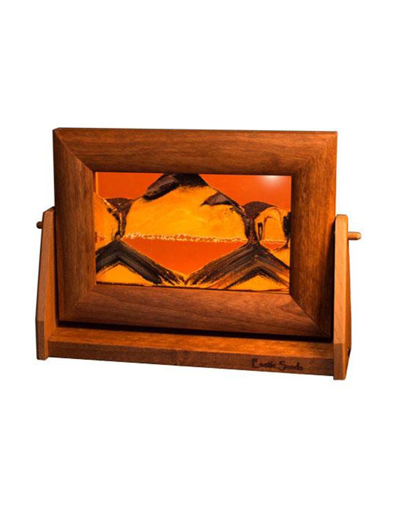 EXS-SM13 SMALL SAND PICTURE SUNSET ORANGE