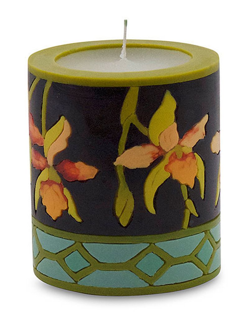 MNA-MOR MEDIUM SPRAY ORCHID CANDLE