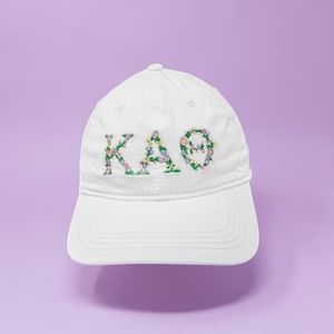 Kappa Alpha Theta Flora Embroidered Hat