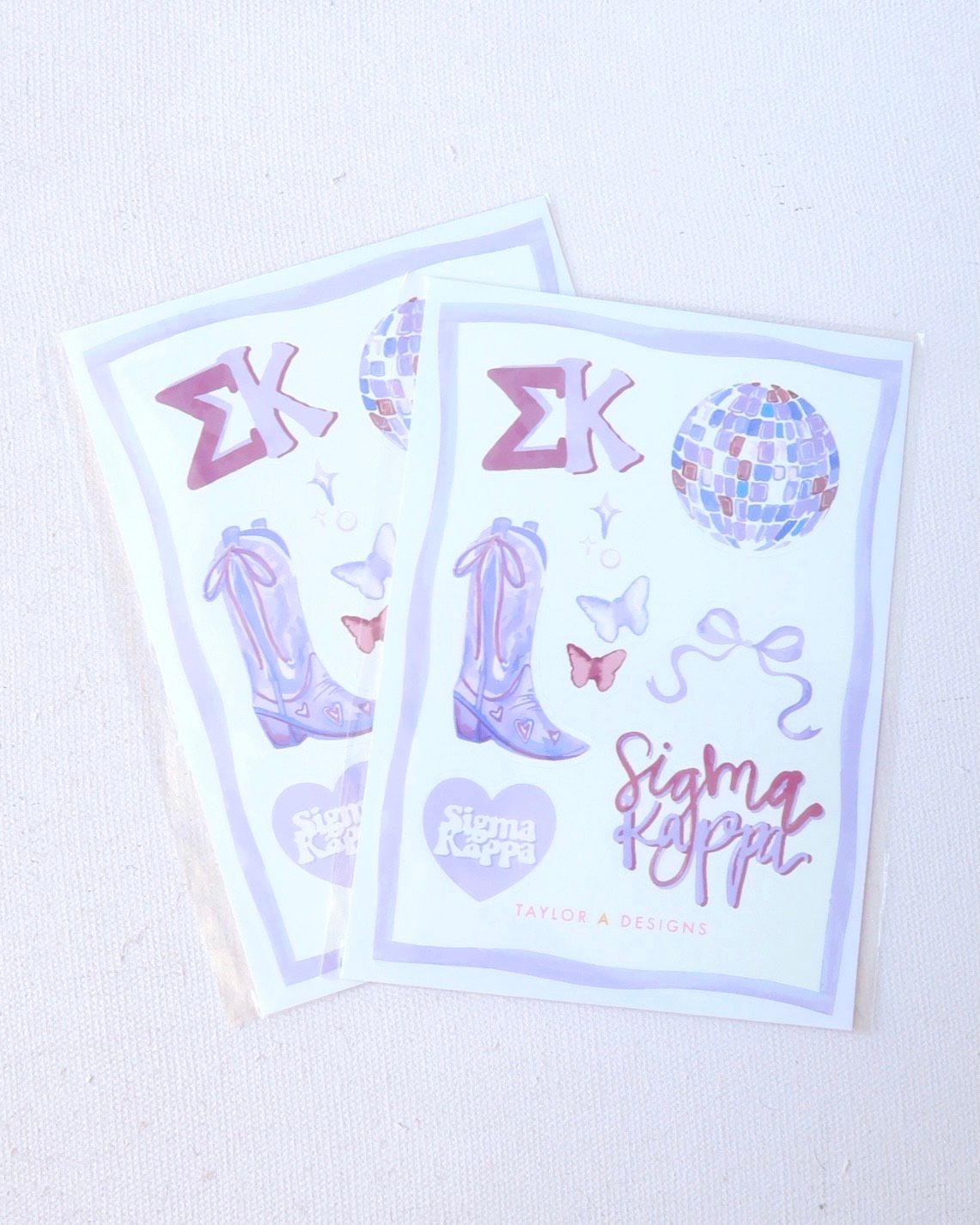 Sigma Kappa Sticker Sheet TA