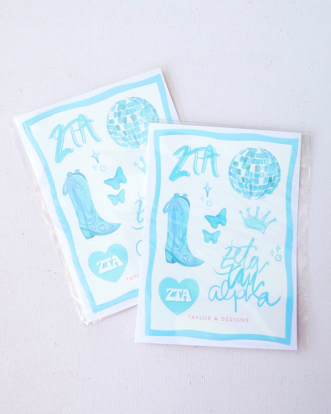 Zeta Tau Alpha Sticker Sheet