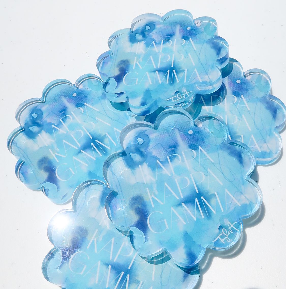 Sorority Coasters Kappa Kappa Gamma