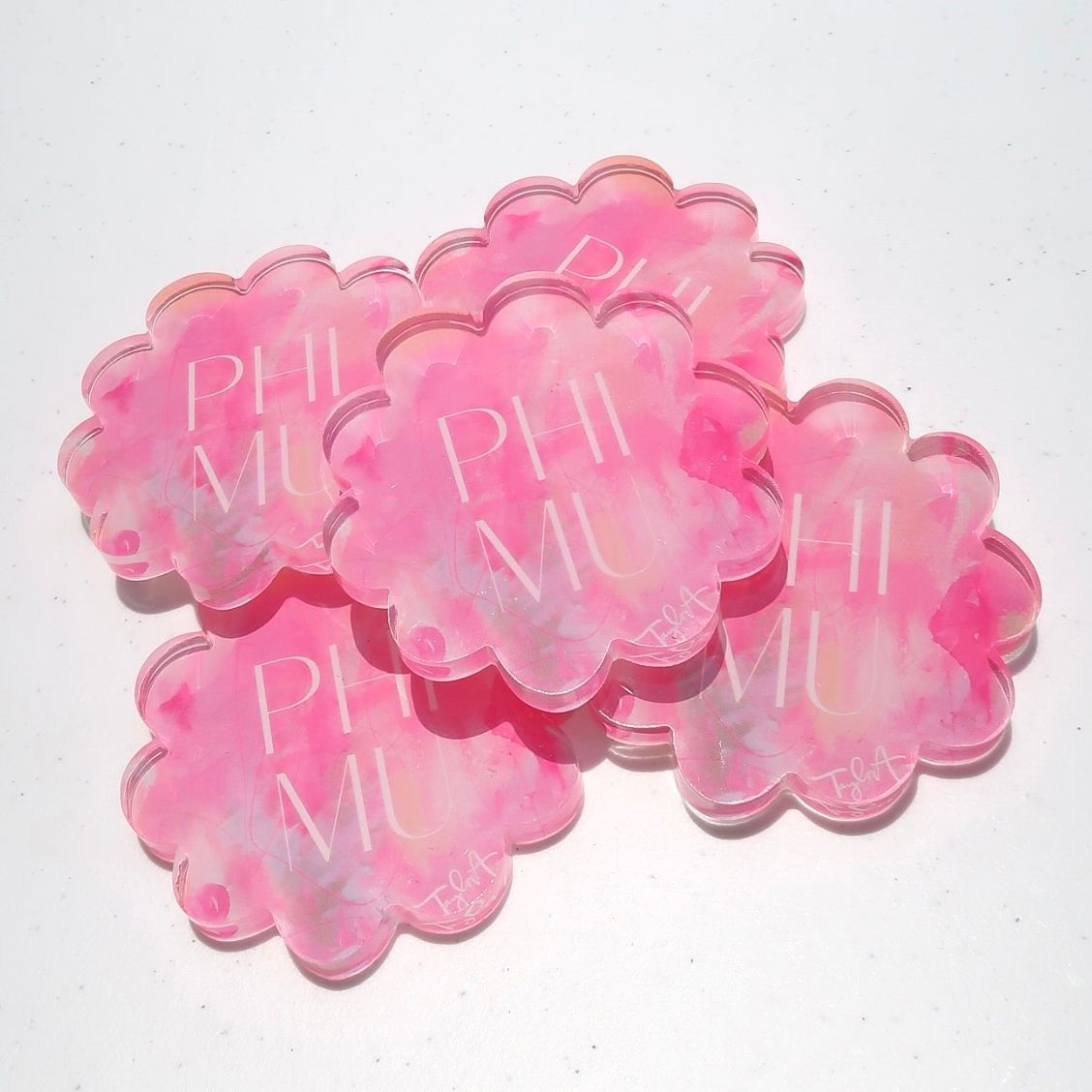 Sorority Coasters Phi Mu