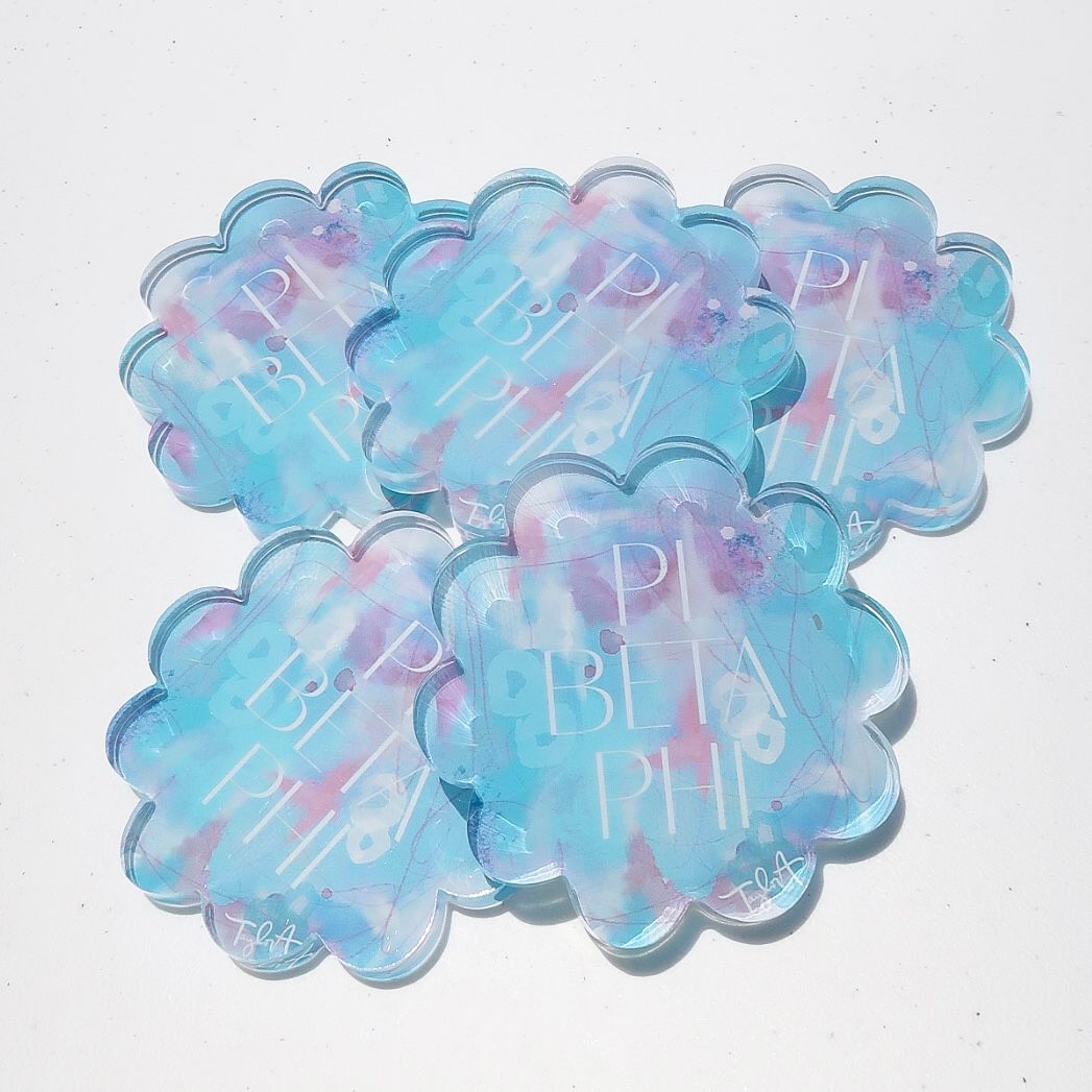 Sorority Coasters Pi Beta Phi