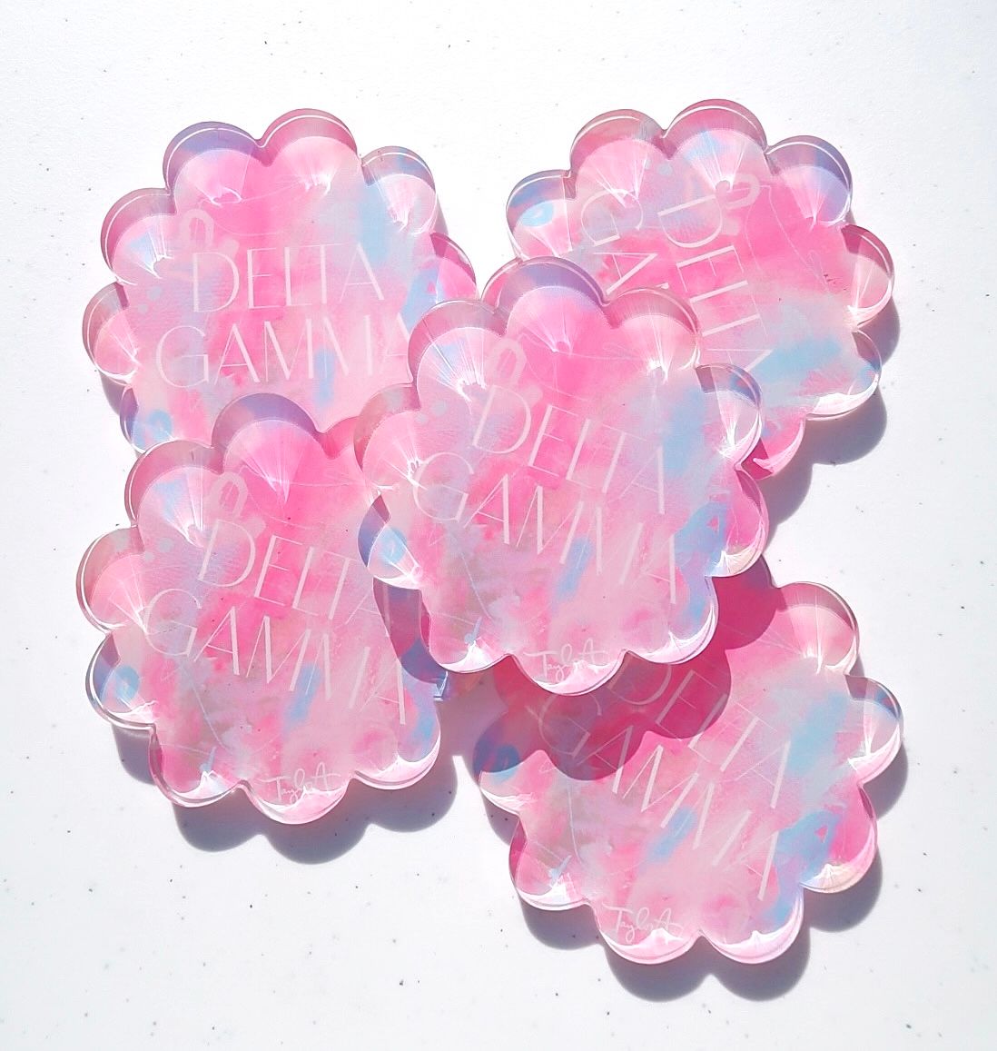 Sorority Coasters Delta Gamma